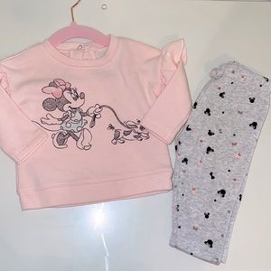 Disney 0-3months matching set.